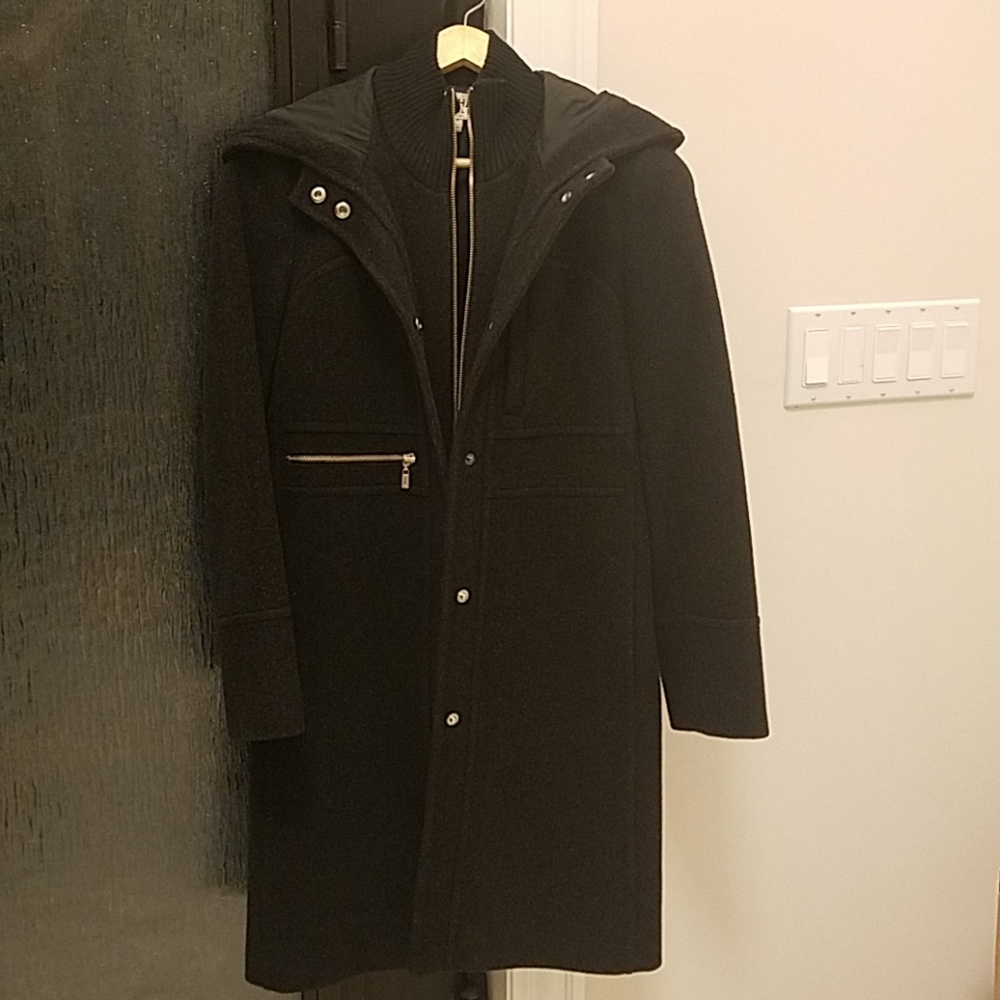 Wool coat black
